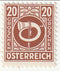 Austria - Posthorn 20g 1945(M)