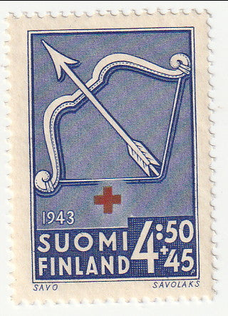 Finland - Red Cross Fund 4m.50+45p 1943(M)