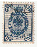 Finland - Coat of Arms 20p 1901(A)