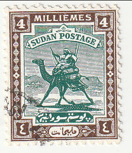 Sudan - Arab Postman 4m 1927