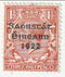 Ireland - King George V 1½d with o/p 1922