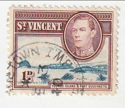 St Vincent -  Pictorial 1d 1938