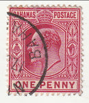 Bahamas - King Edward VII 1d 1902-07