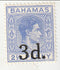 Bahamas - King George VI 2½d with 3d o/p 1940(M)