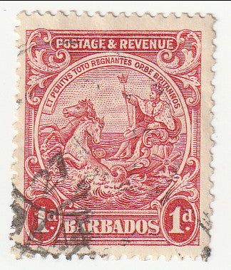 Barbados - Badge of the Colony 1d 1932