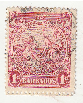 Barbados - Badge of the Colony 1d 1938