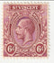 St Vincent -  King George V 6d 1927(M)