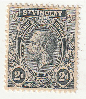 St Vincent -  King George V 2d 1922(M)