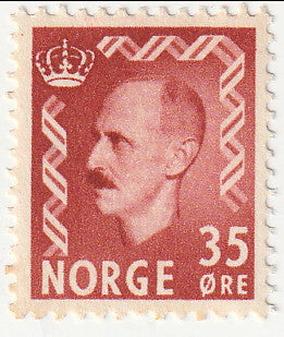 Norway - King Haakon VII 35ore 1950(M)