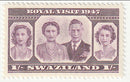Swaziland - Royal Visit 1/- 1947(M)