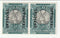 South Africa - Pictorial ½d pair with OFFICIAL o/p 1944(M)