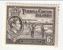 Turks & Caicos Islands - Pictorial 6d 1945(M)