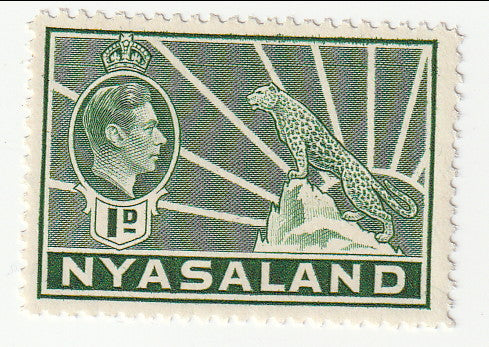 Nyasaland - King George VI 1d 1942(M)