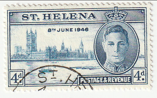 St Helena - Victory 4d 1946