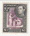 St Vincent -  Pictorial £1 1938(M)