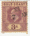 Gold Coast - King Edward VII 3d 1906