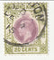Hong Kong used in China (Canton) - King George V 20c 1912-15