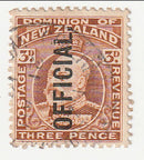 New Zealand - Edward VII Official 3d 1910