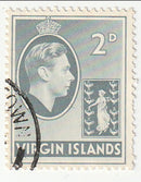 British Virgin Islands - King George VI and Badge of the Colony 2d 1943