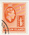 British Virgin Islands - King George VI and Badge of the Colony 3d 1943