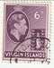 British Virgin Islands - King George VI and Badge of the Colony 6d 1943
