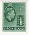 British Virgin Islands - King George VI and Badge of the Colony ½d 1938(M)