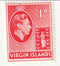 British Virgin Islands - King George VI and Badge of the Colony 1d 1938(M)