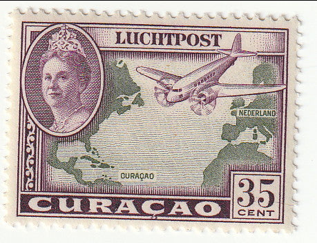 Curacao - Air 35c 1942(M)
