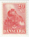 Denmark - Centenary of Danish Railways 20ore 1947(M)