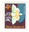 New Zealand - 1973 4c Puriri Moth light green colour ommitted