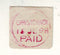 Postmark - Christchurch A class 'PAID' 1898