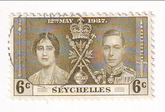Seychelles - Coronation 6c 1937