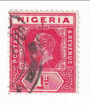 Nigeria - King George V 1d 1921