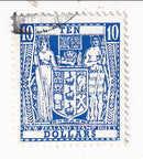 New Zealand - Arms $10 1986