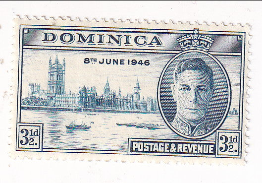 Dominica - Victory 3½d 1946(M)