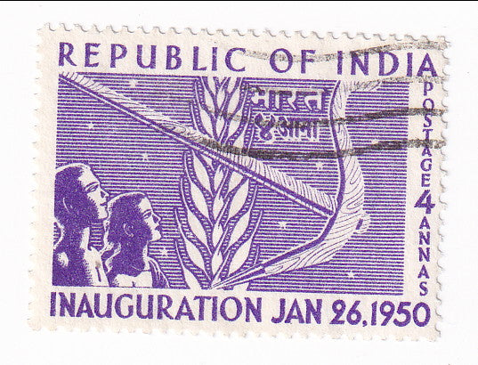 India - Inauguration of Republic 4ap 1950