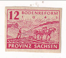Russian Zone Saxony - Land Reform 12pf 1945(M)