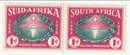 South Africa - Huguenot Commemoration Fund 1d+1d pair 1939(M)