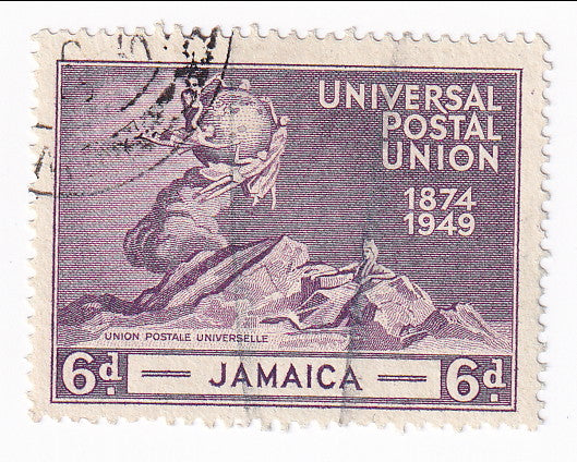 Jamaica - 75th Anniversary of Universal Postal Union 6d 1949