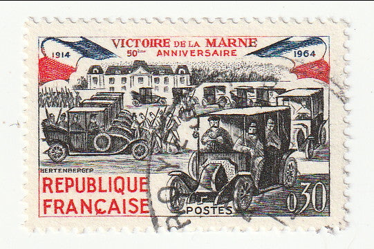 France - 50th Anniversary of Voctory of the Marne 30c 1964