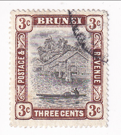 Brunei - Pictorial 3c 1907