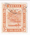 Brunei - Pictorial 5c 1947