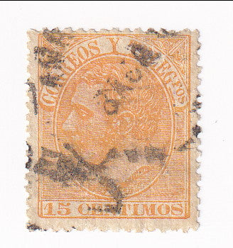 Spain - King Alfonso XII 15c 1882
