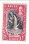 St Lucia - Pictorial 1½d 1936(M)