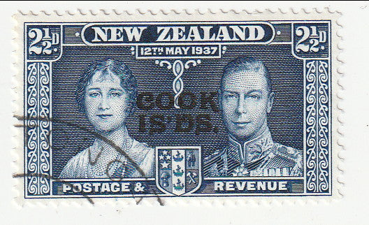 Cook Islands - Coronation 2½d 1937