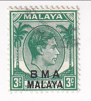 B M A Malaya - King George VI 3c 1945