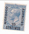Morocco Agencies - King George V 2½d with 25 CENTIMOS o/p 1925(M)