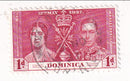 Dominica - Coronation 1d 1937