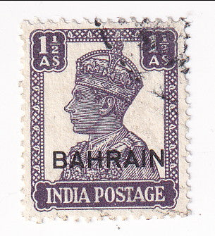 Bahrain - King George VI 1½a with BAHRAIN o/p 1942-45
