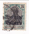 Bavaria - Germania 75pf with Freistaat Bayern o/p 1919